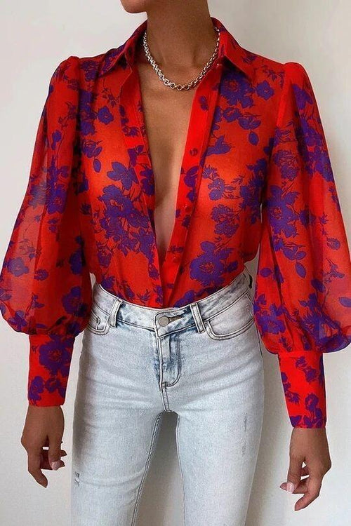 Long Sleeved Single Breasted Casual Top | Colorful Cowgirl Fashion for Every Day