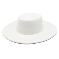 Ella Wide Brim Wool Jazz Hat – Stylish Felt Hat in 16 Colors