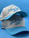 The "Mom-Ville" Script Hat Light Blue - LAST CALL