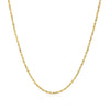 10k Yellow Gold Solid Diamond Cut Rope Chain 1.4mm