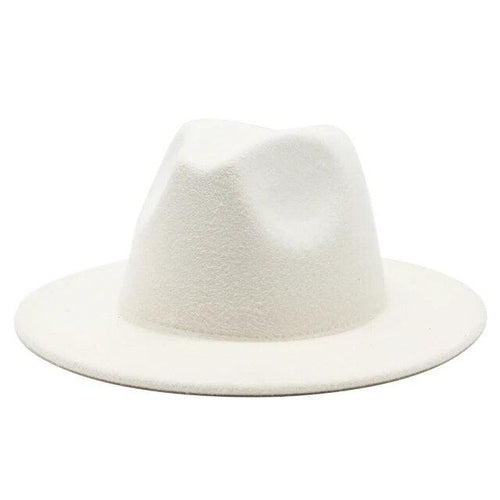 Modern Classic Felt Fedora – Stylish Wide Brim Wool Hat for Men and Women