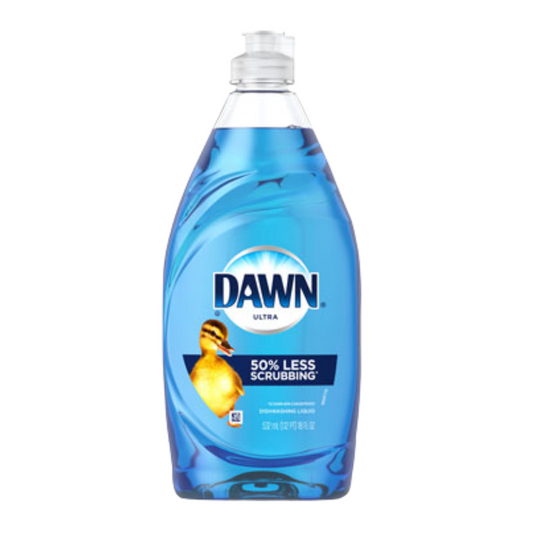 Dawn Ultra Dishwashing Liquid, 18?oz – 50?% Less Scrubbing