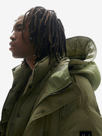 Long Down Puffer - Stone Green
