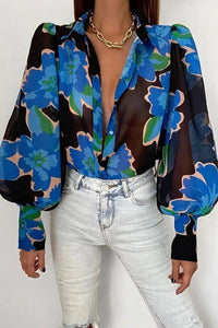 Long Sleeved Single Breasted Casual Top | Colorful Cowgirl Fashion for Every Day