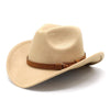 The Maverick - Classic Cowboy Hat - Durable Cotton, Stylish & Comfortable for All Seasons