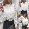 White Round Neck / S