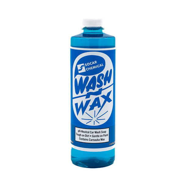 SOCAR Wash n Wax - pH Neutral Car Wash Soap Infused with Carnauba Wax
