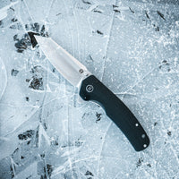 The Clip Point Folding Pocket Knife Giftset for Men and Women (Silver and Black)
