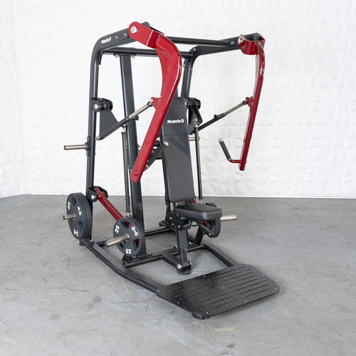 Pro Strength Wide Chest Press - Muscle D Fitness - Premium Adjustable Plate Loaded Bench Press