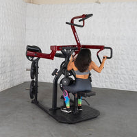 Pro Strength Rotary Lat Pull-Down - Muscle D Fitness - Premium - Adjustable - Plate Loaded - Lat Training