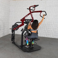Pro Strength Rotary Lat Pull-Down - Muscle D Fitness - Premium - Adjustable - Plate Loaded - Lat Training