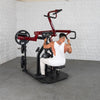 Pro Strength Rotary Lat Pull-Down - Muscle D Fitness - Premium - Adjustable - Plate Loaded - Lat Training