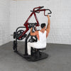 Pro Strength Rotary Lat Pull-Down - Muscle D Fitness - Premium - Adjustable - Plate Loaded - Lat Training