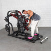 Muscle D Fitness Pro Strength Dynamic Row | Plate-Loaded Back Machine