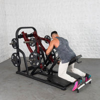 Muscle D Fitness Pro Strength Dynamic Row | Plate-Loaded Back Machine