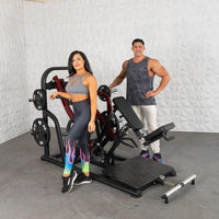 Muscle D Fitness Pro Strength Dynamic Row | Plate-Loaded Back Machine