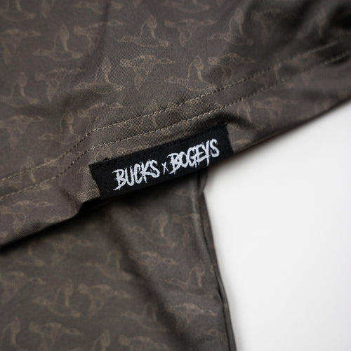 "Mallards" Golf Polo Bow Crew Apparel - Bow Hunting Lifestyle Apparel