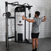 Muscle D Fitness 88" Dual Adjustable Pulley – Compact Cable Machine