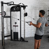 Muscle D Fitness 88" Dual Adjustable Pulley – Compact Cable Machine