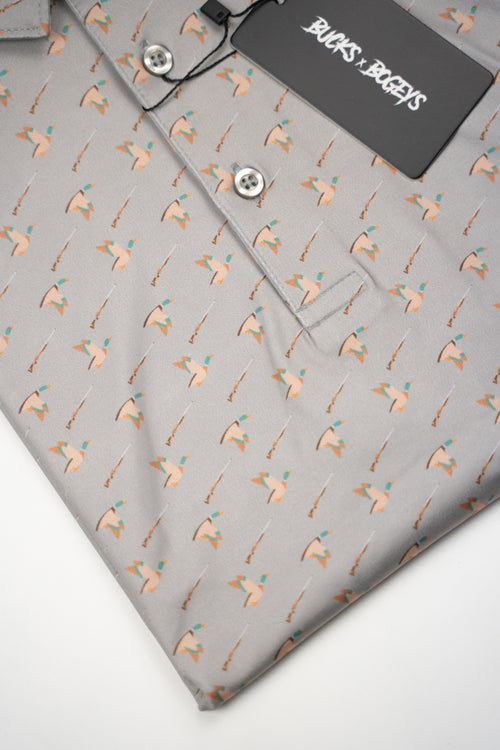 "One More Pass" Golf Polo Bow Crew Apparel - Bow Hunting Lifestyle Apparel