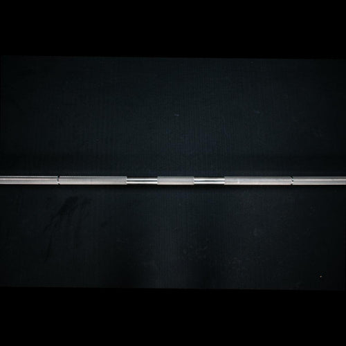 7' Stainless Steel Olympic Bar - Bushing - Muscle D Fitness - Quality Knurling