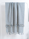 Girit Blue Cotton Linen Towel