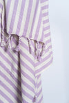 Girit Lilac Cotton Linen Towel