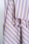 Girit Lilac Cotton Linen Towel