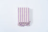 Girit Lilac Cotton Linen Towel