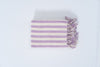 Girit Lilac Cotton Linen Towel
