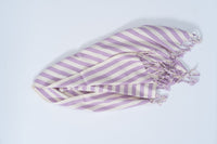 Girit Lilac Cotton Linen Towel