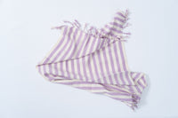 Girit Lilac Cotton Linen Towel