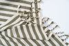 Girit Haki Cotton Linen Towel