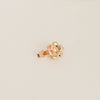 Metal Flower with Plastic Pearl Hair Clips | 3pcs | Gold