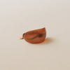 Curved Oval Resin Ponytail Hair Tie | Brown