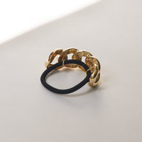 Chain Metal Ponytail Cuff Hair Tie | Gold