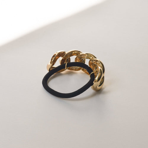 Chain Metal Ponytail Cuff Hair Tie | Gold