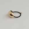 Bold Crescent Metal Cuff Hair Tie | Gold