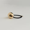 Bold Crescent Metal Cuff Hair Tie | Gold