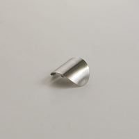 Metal Oval Hair Ponytail Cuff Stick | Silver