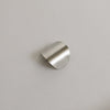 Metal Oval Hair Ponytail Cuff Stick | Silver