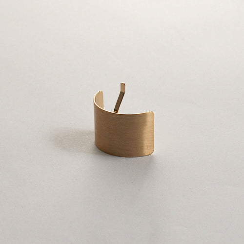 Metal Rectangular Hair Ponytail Cuff Stick | Gold