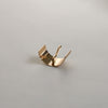 Metal Rectangular Hair Ponytail Cuff Stick | Gold