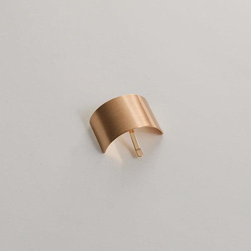 Metal Rectangular Hair Ponytail Cuff Stick | Gold
