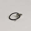 Heart-Shaped Metal Hair Tie | Silver