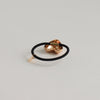 Heart-Shaped Metal Hair Tie | Gold