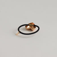Heart-Shaped Metal Hair Tie | Gold