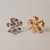 Flower Metal Hair Claw Clip | Silver