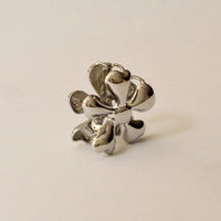 Flower Metal Hair Claw Clip | Silver