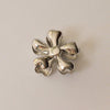 Flower Metal Hair Claw Clip | Silver